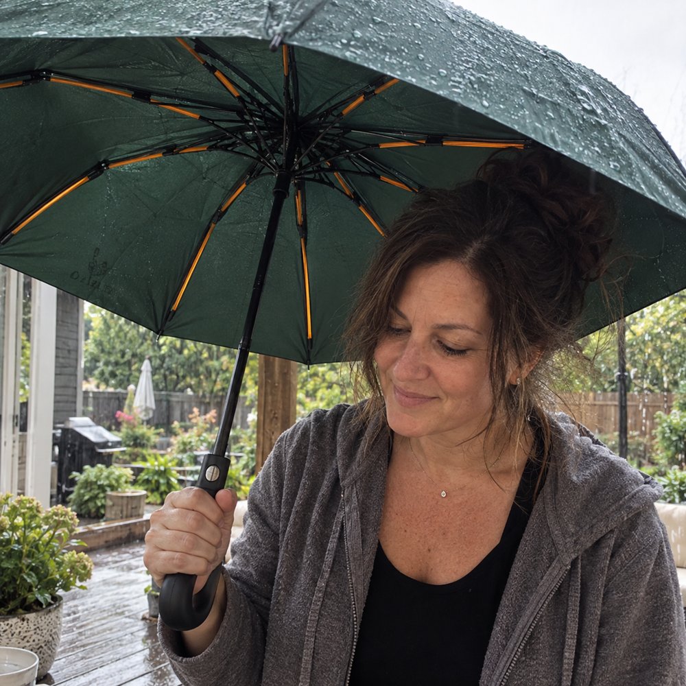 Lisa M. with their Stravix umbrella